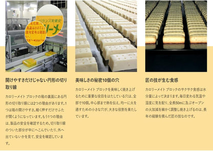 Otsuka Pharmaceutical Calorie Mate Long Life Chocolate – Pack of 2 | 3-Year Shelf Emergency Food