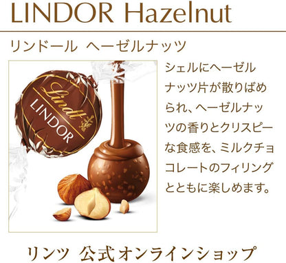 Lindt &amp; Sprüngli Lindor Hazelnut Chocolate 6-Piece Halloween Gift Set – Individually Wrapped Sweets