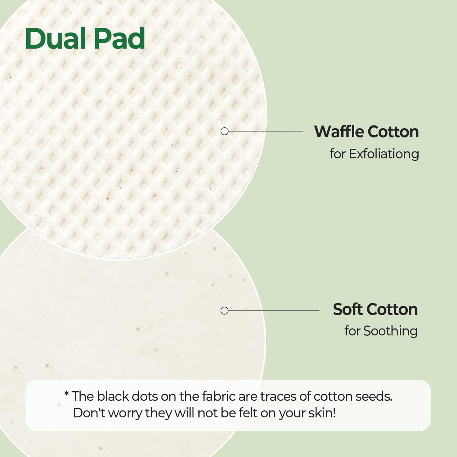 SKINFOOD Water Parsley Clear Toner Pads – Soothing &amp; Refreshing Korean Skincare Pads (250g, 60 Sheets)