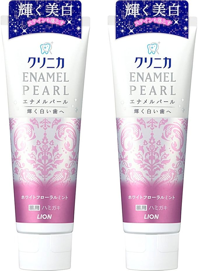 Clinica [Quasi-drug] Enamel Pearl Toothpaste, White Floral Mint, 130g x 2