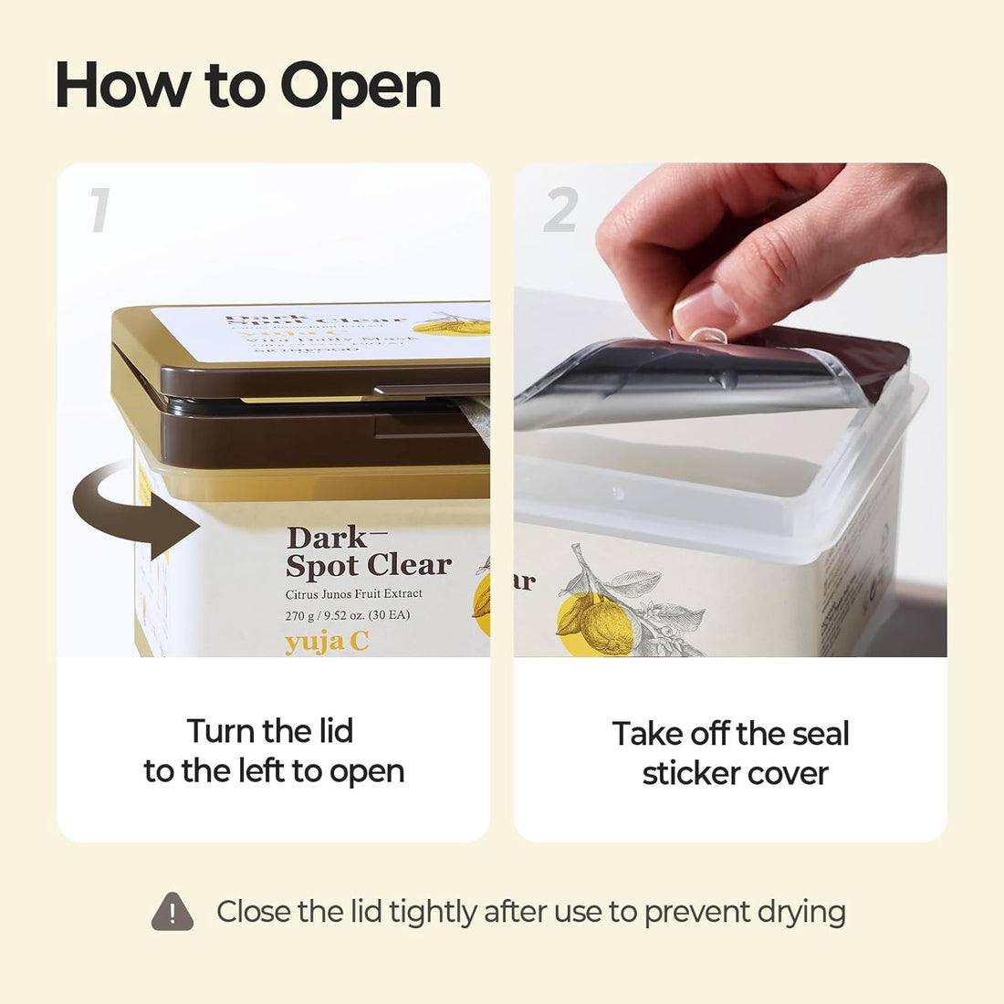SKINFOOD Yuzu C Vita Daily Mask – Brightening &amp; Hydrating Korean Sheet Mask Pack