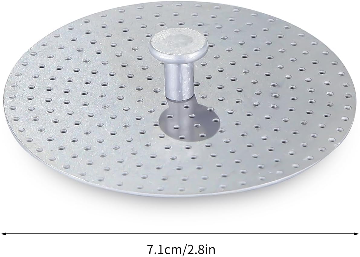 Easyworkz Stainless Steel Moka Pot Reducer – Replacement Espresso Maker Part, 10–12 Cup Size