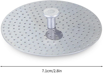 Easyworkz Stainless Steel Moka Pot Reducer – Replacement Espresso Maker Part, 10–12 Cup Size