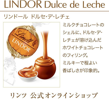 Lindt &amp; Sprüngli Lindor Dulce de Leche Chocolate – Individually Wrapped Gift Sweets
