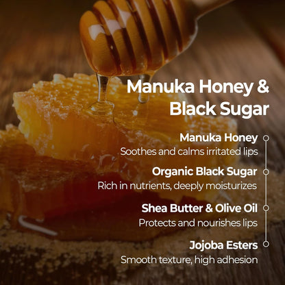 SKINFOOD Honey Sugar Food Mask Lip Sleeping Pack – Nourishing Lip Care Treatment (21ml)