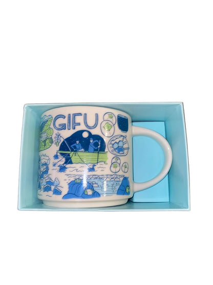 Starbucks 2021 Gifu “Been There Series” Mug 414ml (14oz) – Japan Limited Edition Ceramic Coffee Cup