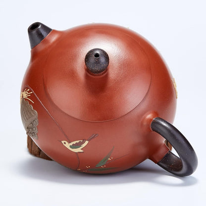 Pocaro Handmade Yixing Purple Clay Tea Set – Teapot with 6 Guest Tea Cups
