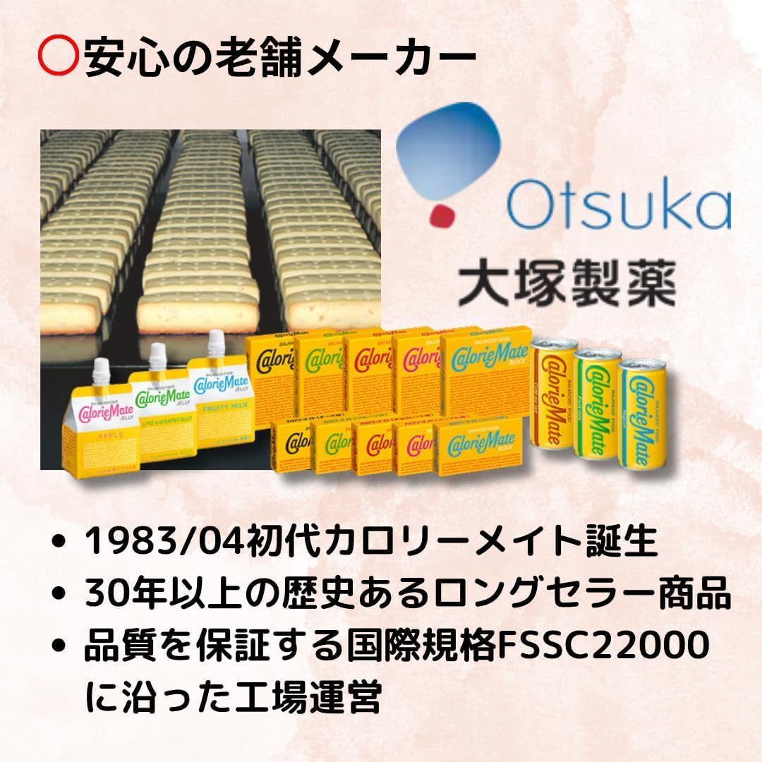 Otsuka Pharmaceutical Calorie Mate Assorted Set – 5 Flavors x 2 Boxes (10 Total) | Vanilla, Chocolate, Cheese, Maple, Fruit