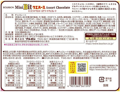 Bourbon Mini Bit Wafer Assortment 100g | Pack of 2 | Made in Japan