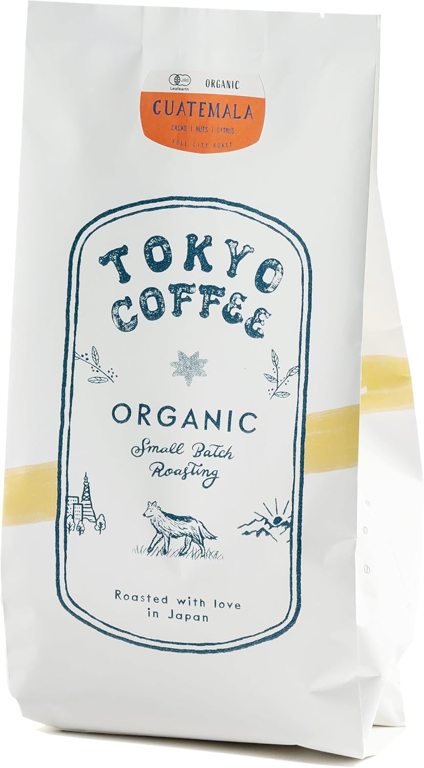 TOKYO COFFEE Third Wave Organic Guatemalan Coffee Beans – Medium Fine Grind (400 g)