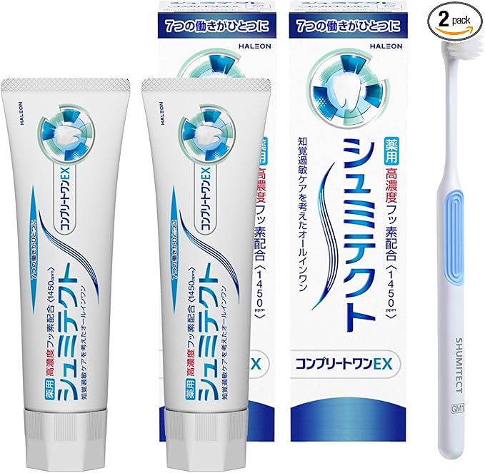 Shumitect Complete One EX (Quasi-Drug) Toothpaste, Hypersensitivity Care, High Concentration of Fluorine Formulated