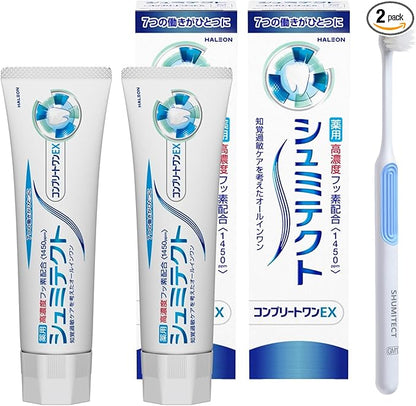 Shumitect Complete One EX (Quasi-Drug) Toothpaste, Hypersensitivity Care, High Concentration of Fluorine Formulated