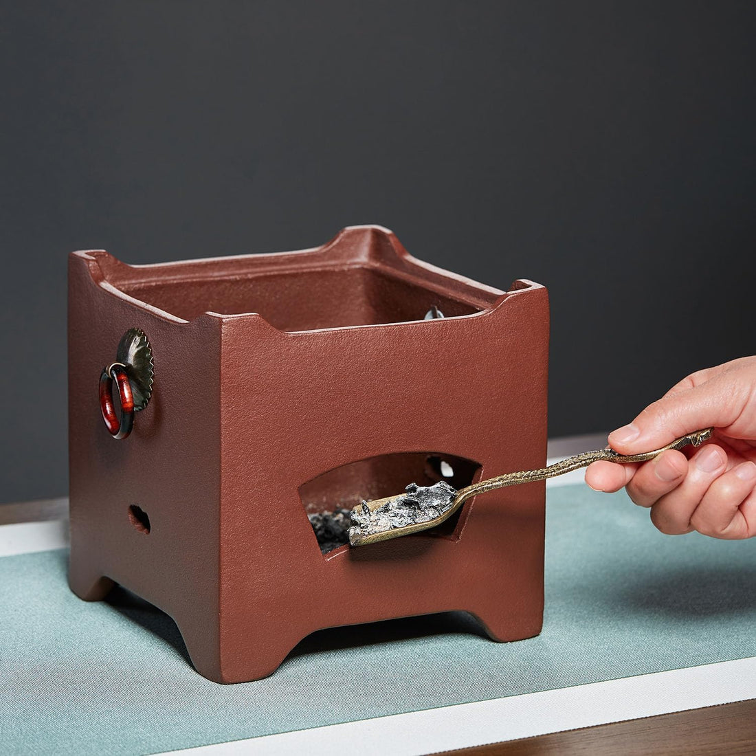 Pocaloti Purple Clay Tea Furnace – Traditional Charcoal Tea Brewing Stove