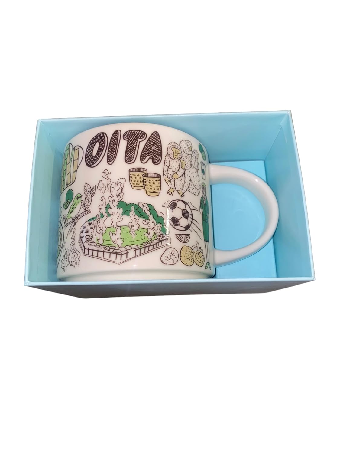 Starbucks 2021 Oita “Been There Series” Mug 414ml – Japan Limited Edition Ceramic Coffee Cup