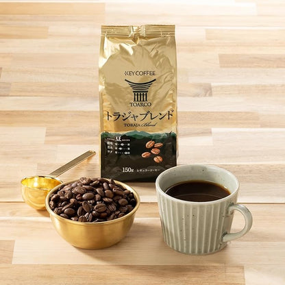 Key Coffee Toraja Blend Beans (LP) 5.3 oz (150 g) | Made In Japan