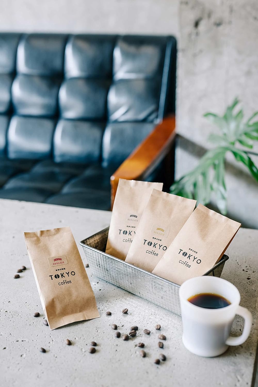 TOKYO COFFEE Organic Coffee Bean Trial Set – JAS Certified (4 × 50 g)