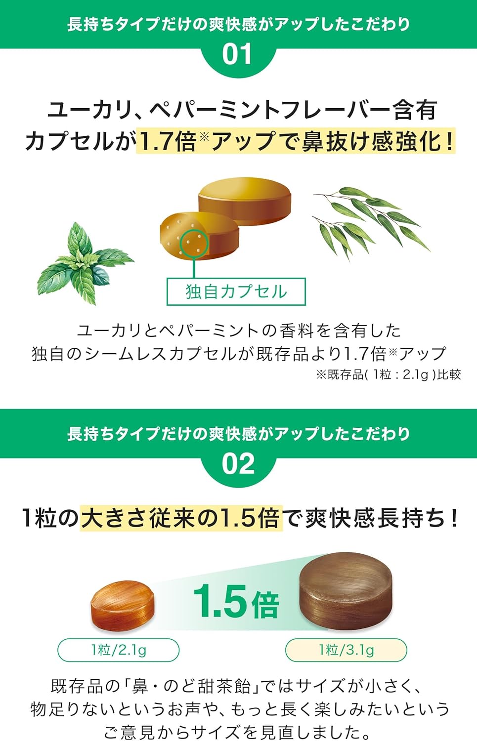 Morishita Jintan Tencha Nose &amp; Throat Lozenges – Extra Long-Lasting, Sugar-Free Menthol with Japanese &amp; Chinese Herbal Extracts (38g x 5 Bags)