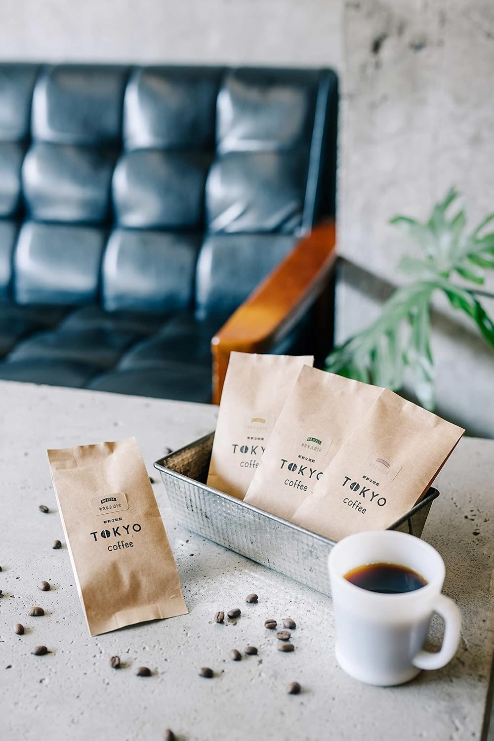 TOKYO COFFEE Organic Single Origin Coffee Trial Set – 4 × 50 g Bags