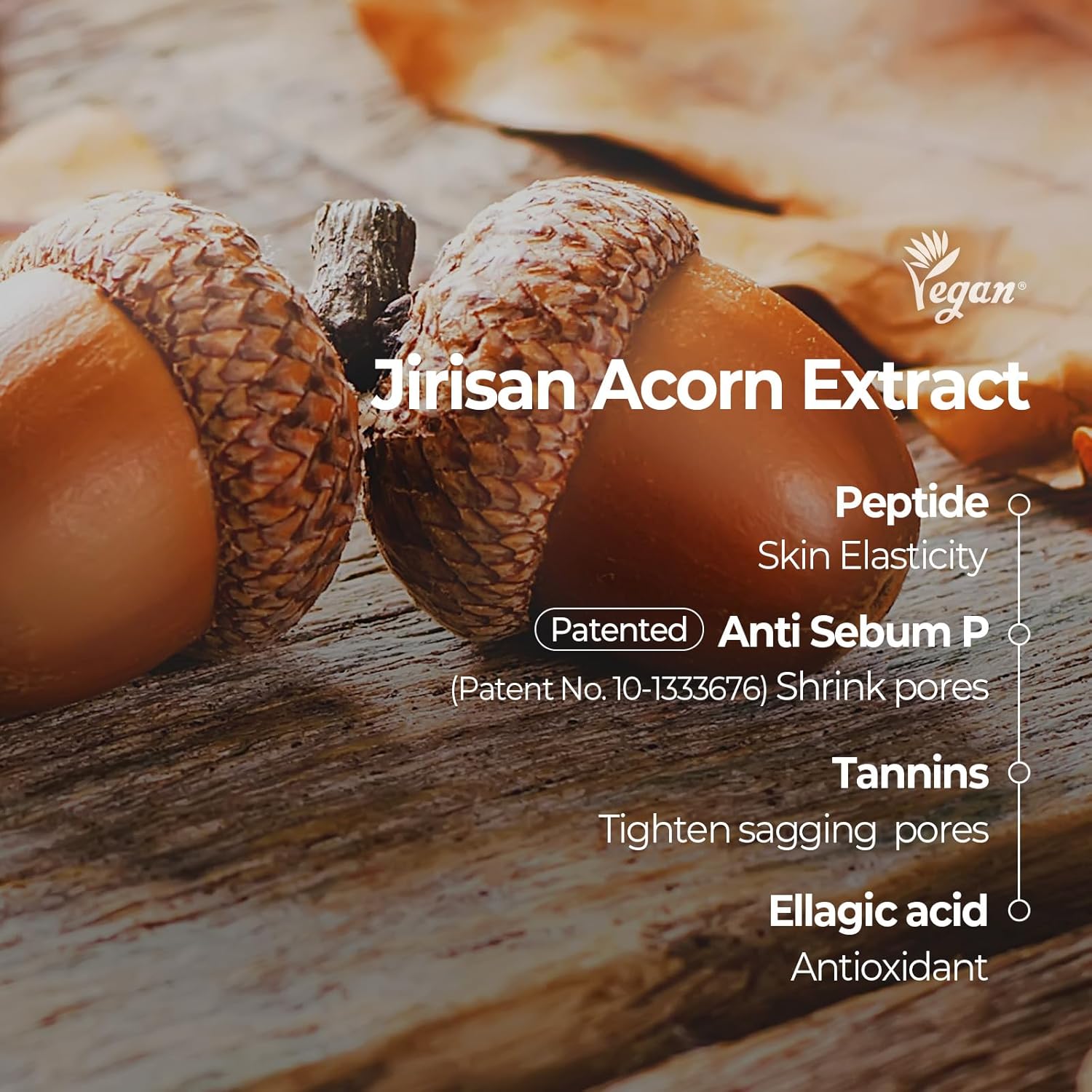 SKINFOOD Acorn Pore Peptide Daily Mask – Pore Care &amp; Hydrating Korean Sheet Mask Pack