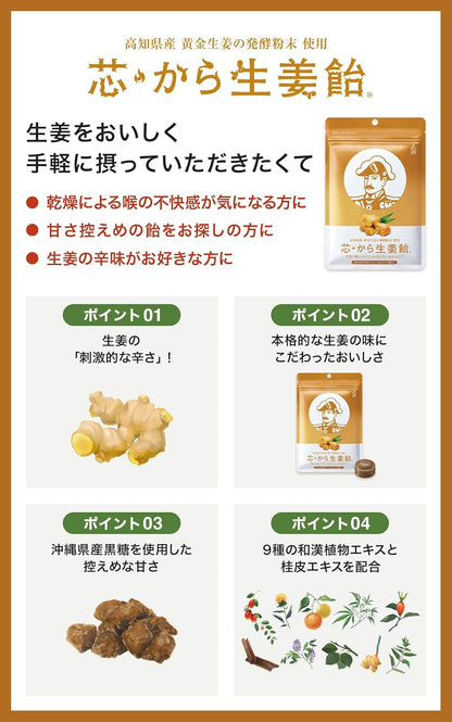 Morishita Jintan Throat &amp; Sugar Candy Trial Set – Menthol, Tencha, Ginger &amp; Plum Flavors for Throat Care (3 Bags)