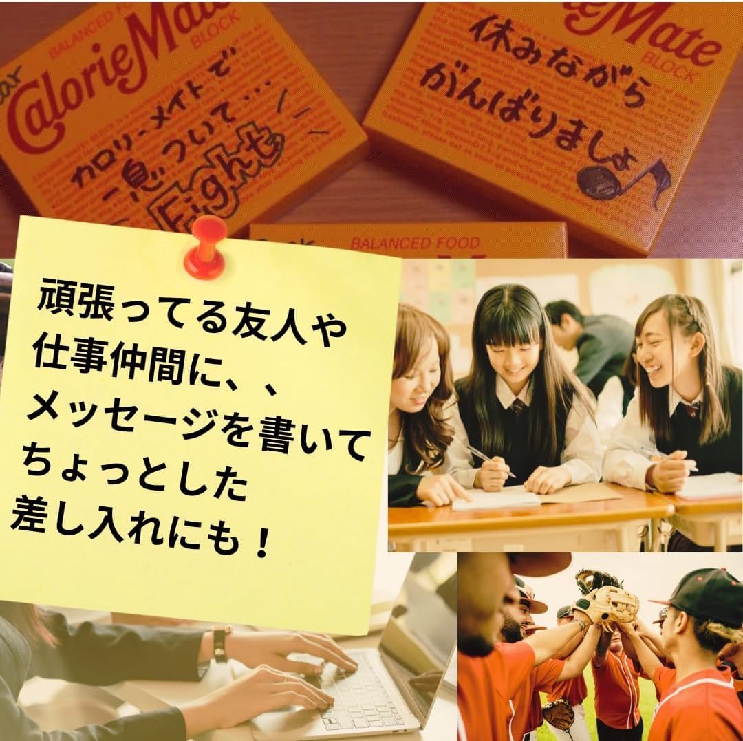 Otsuka Pharmaceutical Calorie Mate Block Cheese Flavor – Pack of 4 x 6 | Balanced Nutrition Snack
