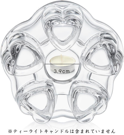 Pocarati Star Clear Glass Teapot Warmer – Heat-Resistant Candle Tea Warmer
