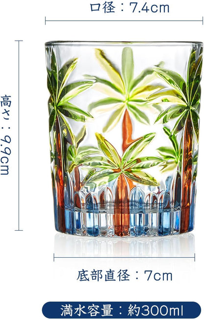 Pokaloti Rock Glass – 300ml Crystal Whiskey &amp; Sake Tumbler