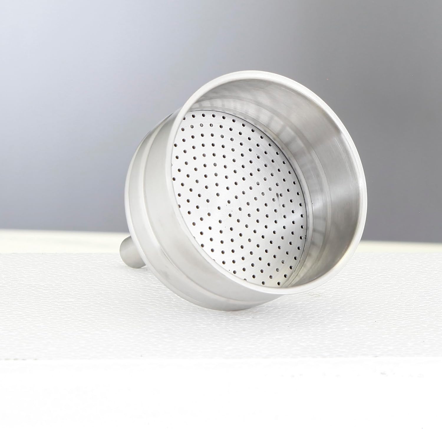 Easyworkz Stainless Steel Moka Pot Funnel – Replacement Filter for Espresso Maker, 4-Cup