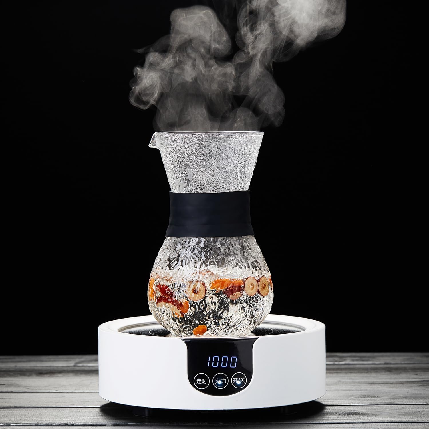 Pocarati Coffee Server – 600ml Heat-Resistant Glass Drip Coffee Maker with Stainless Steel Filter