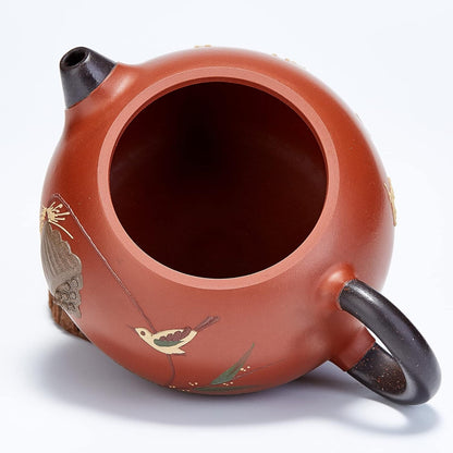 Pocaro Handmade Yixing Purple Clay Tea Set – Teapot with 6 Guest Tea Cups