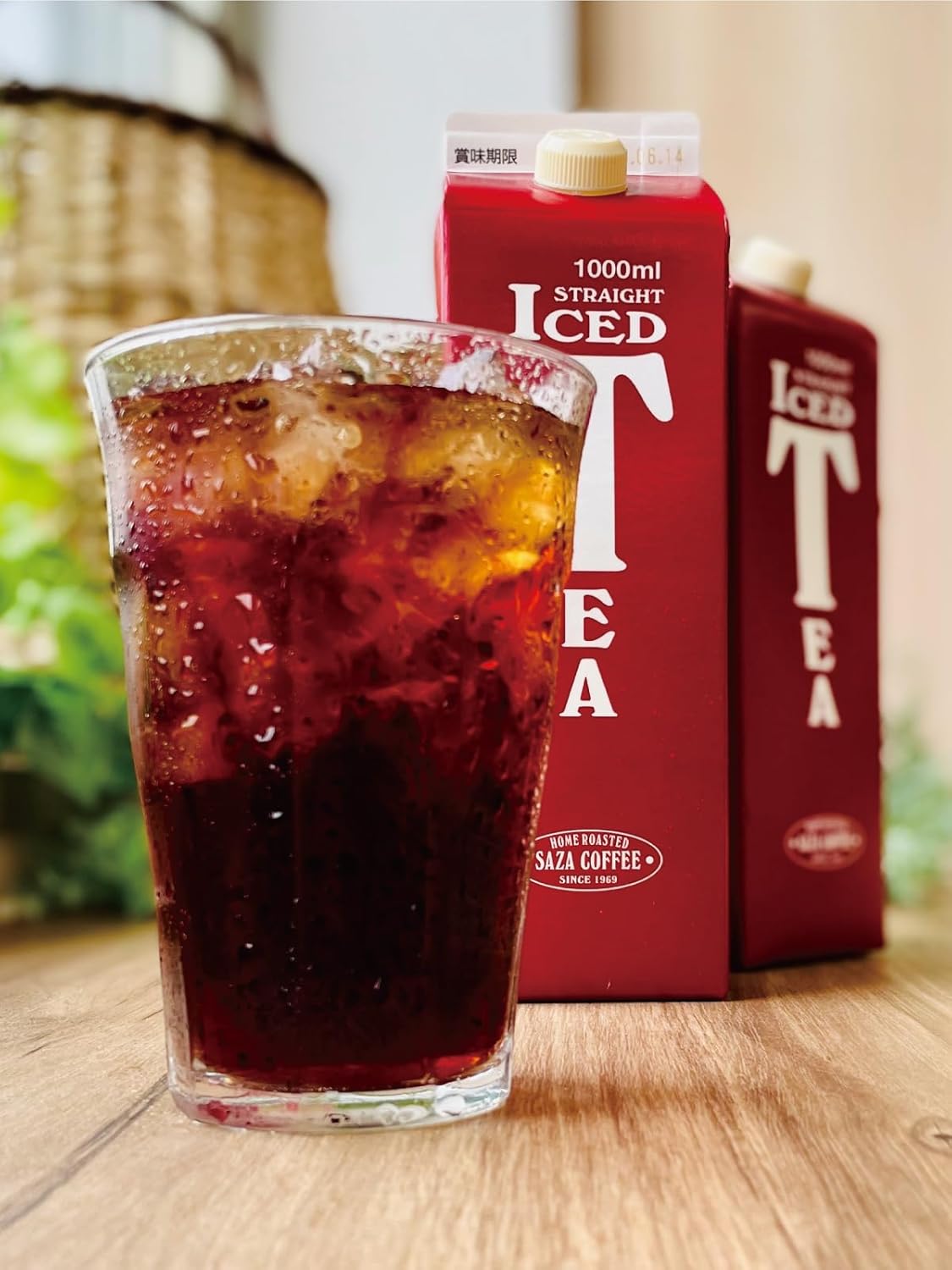 SAZA COFFEE Straight Iced Tea Unsweetened – 1000ml × 6 Bottles | Premium Kenyan Tea Leaves Ready-to-Drink Iced Tea