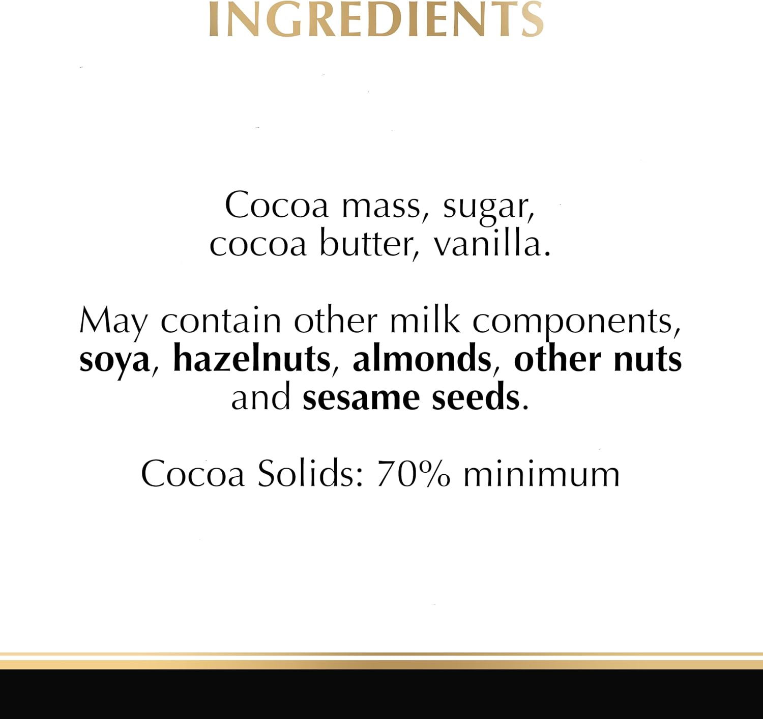Lindt &amp; Sprüngli Lindt Excellence 70% Cocoa Dark Chocolate Bar – 3.5 oz (100 g)