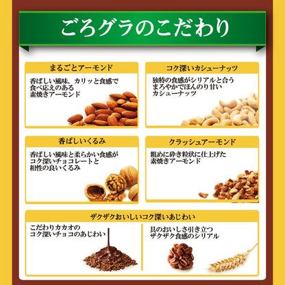 Nissin Cisco GoroGura Chocolate Nuts Granola – Rich Crunchy Japanese Delight
