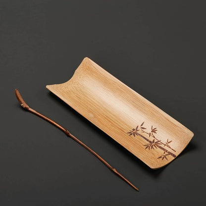 POCAROTE Bamboo Tea Spoon – Traditional Chinese Kung Fu Tea Utensil
