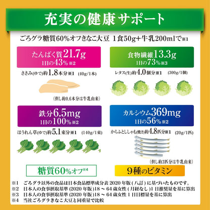 Nissin Cisco Soybean Soybeans Snack, 60% Sugar Reduction, 10.6 oz (300 g) × 6 Bags