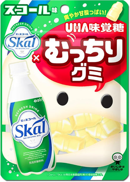UHA Mikakuto Plump Gummy Squall, 2.2 oz (64 g) x 10 Bags
