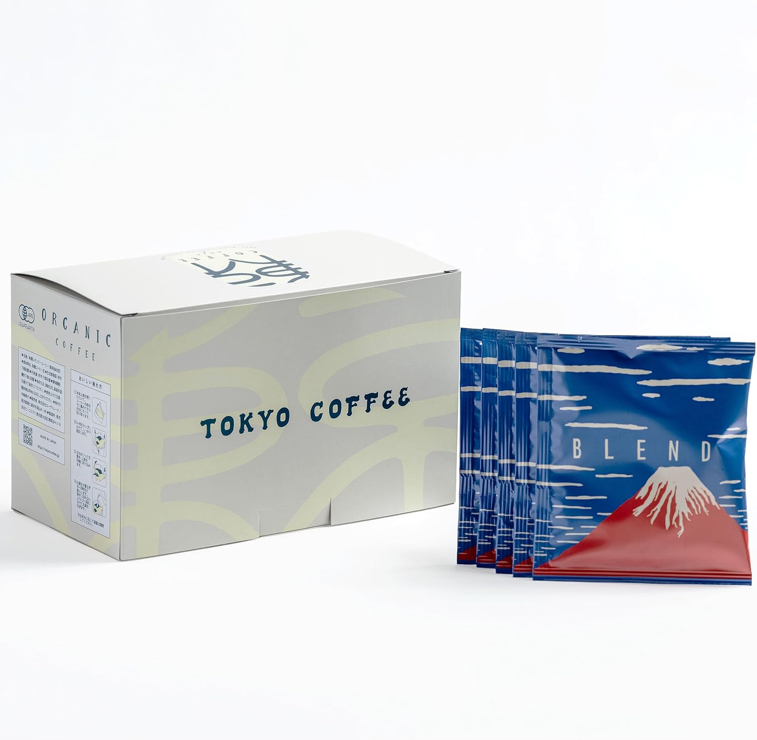 TOKYO COFFEE Original Organic Drip Coffee – JAS Certified Drip Pack (20 Bags)