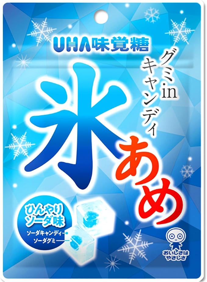 UHA Mikakuto Ice Candy Soda, 2.3 oz (63 g) x 6 Bags