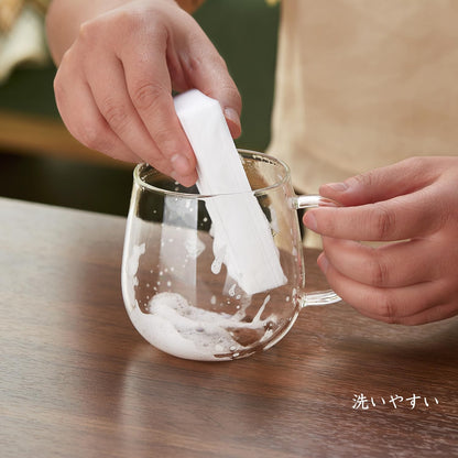 Heat-Resistant Glass Tea Mug with Infuser – 520ml with Stainless Steel Filter &amp; Lid