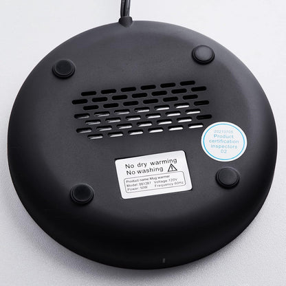 Electric Cup Warmer – Heat-Retaining Beverage Coaster for Coffee &amp; Tea