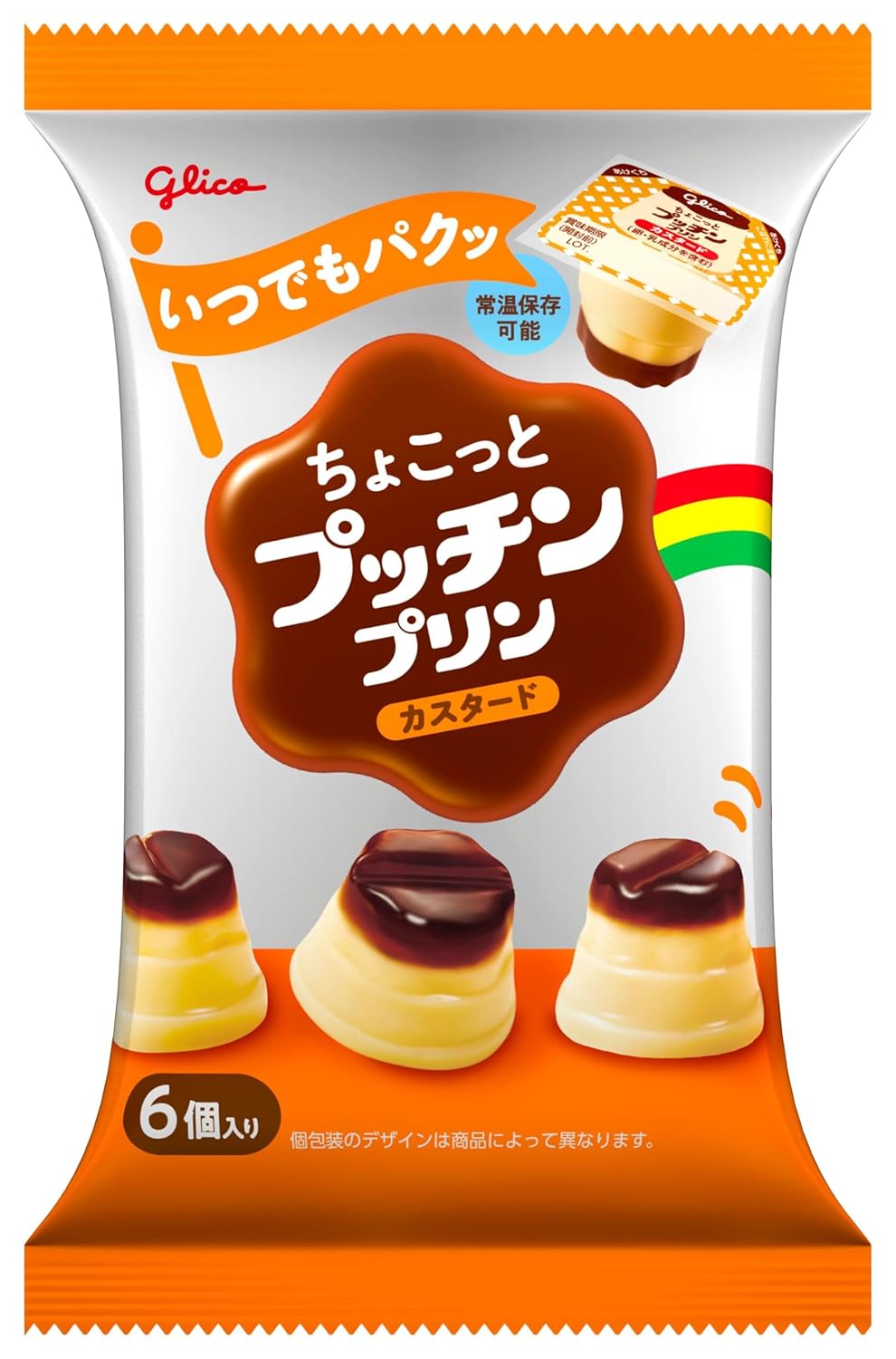 Ezaki Glico Chocotto Pucchin Pudding 120g | 6 Pudding Pieces Inside | Made in Japan