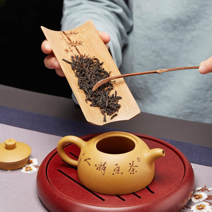 POCAROTE Bamboo Tea Spoon – Traditional Chinese Kung Fu Tea Utensil