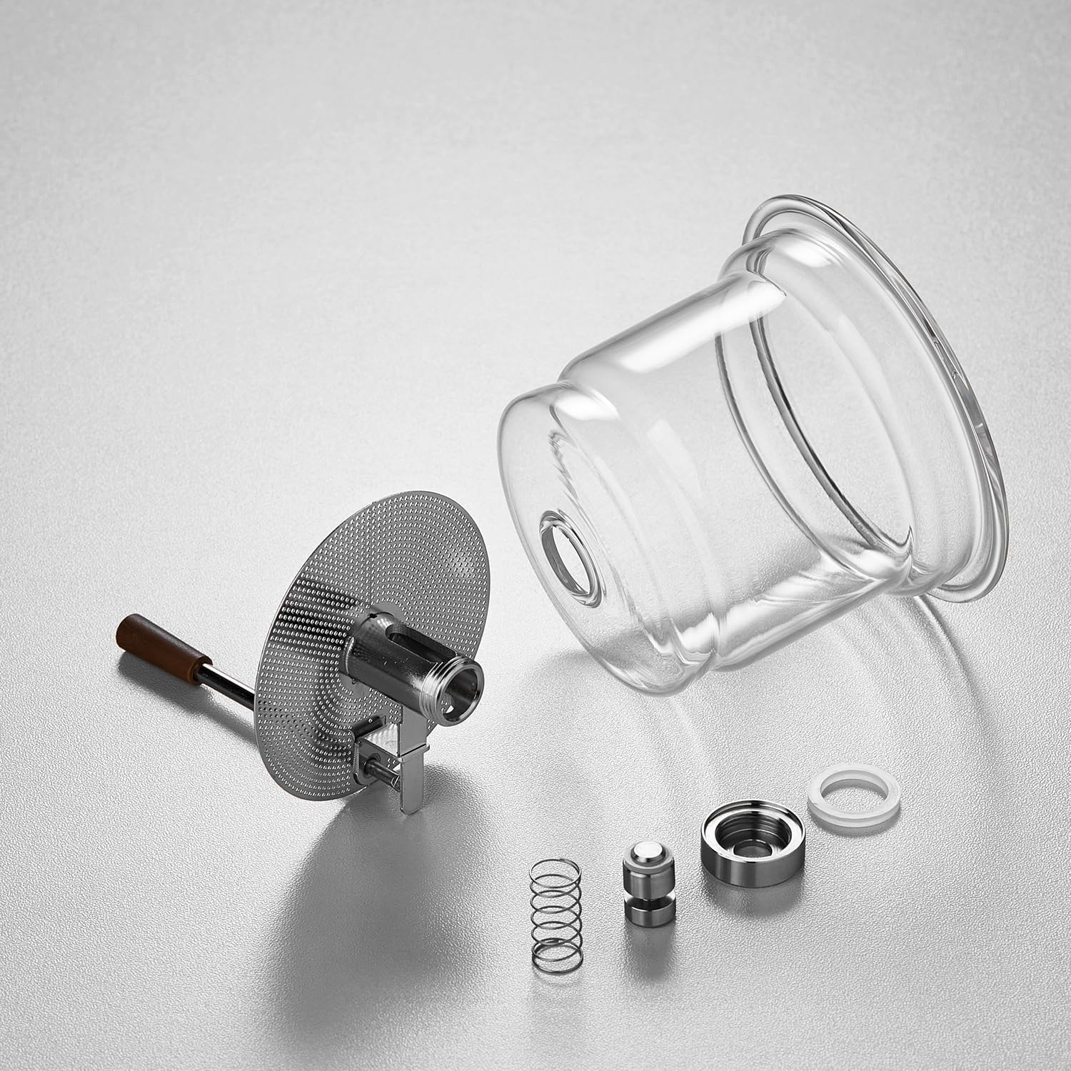 Heat-Resistant Glass Teapot 890ml – Direct Flame Safe Clear Tea Pot for Loose-Leaf &amp; Flowering Tea