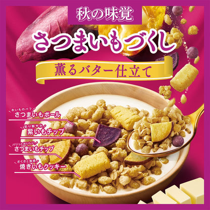 Nissin Cisco Gorogra Sweet Potato Delight, 280 g × 6 Bags | Japanese Snack