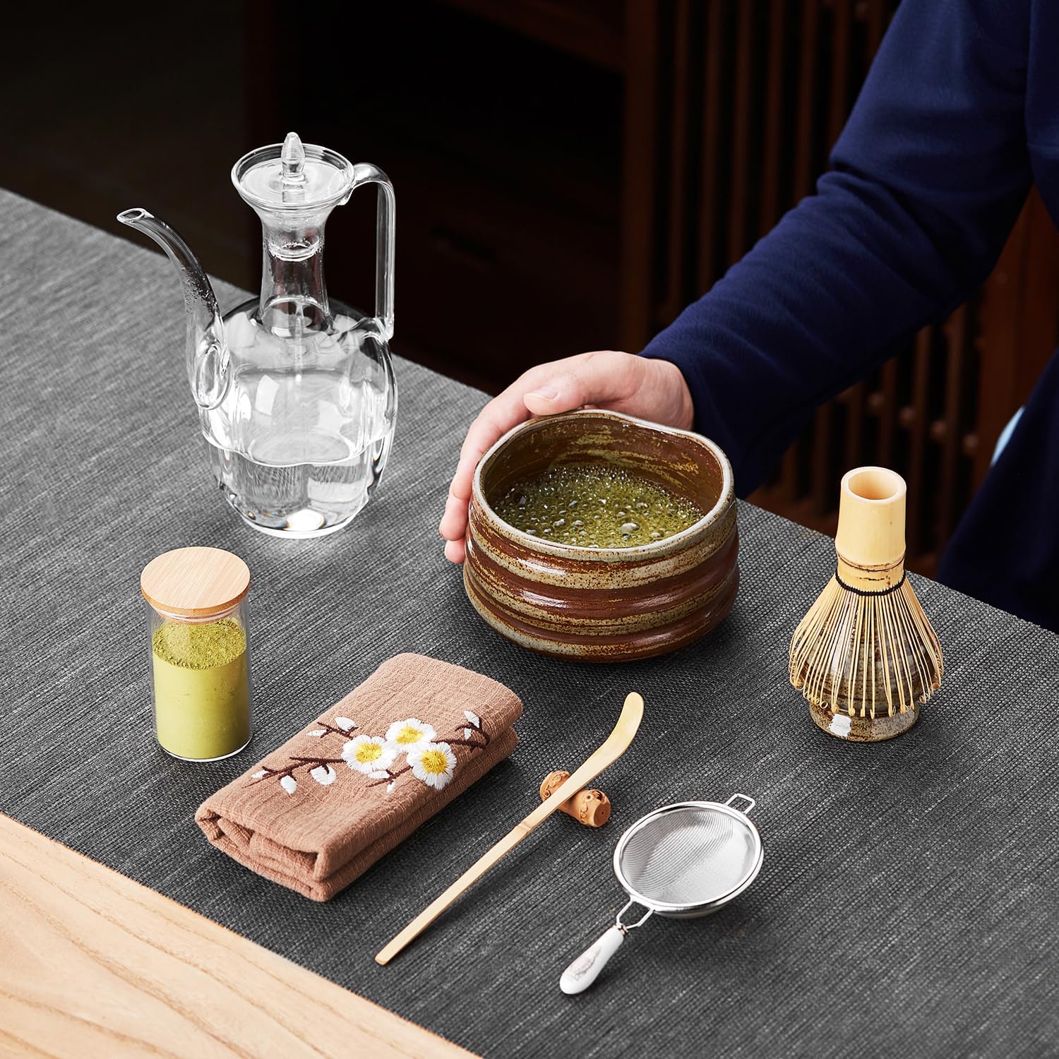 Premium 9-Piece Matcha Tea Set – Traditional Japanese Tea Ceremony Kit