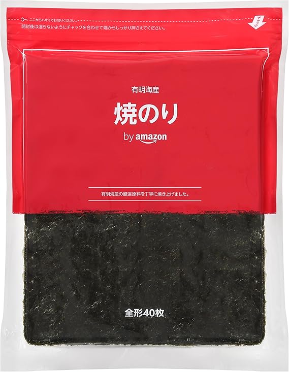 Happy Belly Grilled Seaweed, Ariake Seafood, Total Shape, 40 Sheets