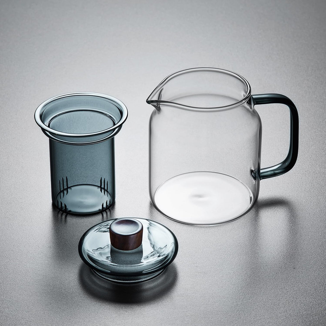 Heat-Resistant Glass Teapot 1000ml – Direct Fire &amp; Microwave Safe Tea Pot