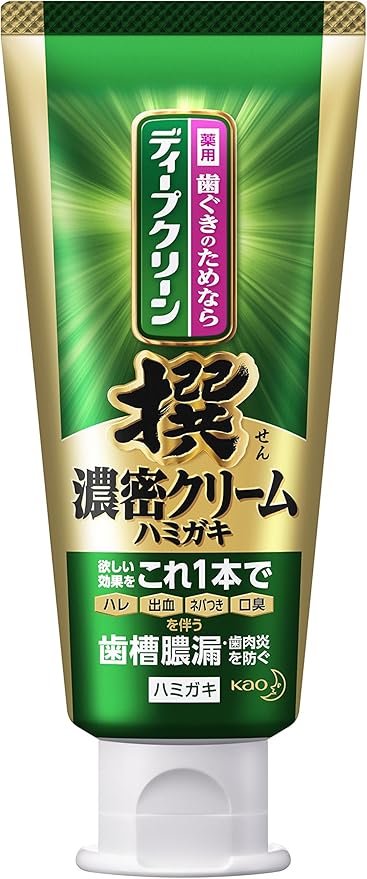 Deep Clean Dense Cream Toothpaste, 3.5 oz (100 g) [Quasi-drug] 1,450 ppm High Concentration Fluorine Formulated