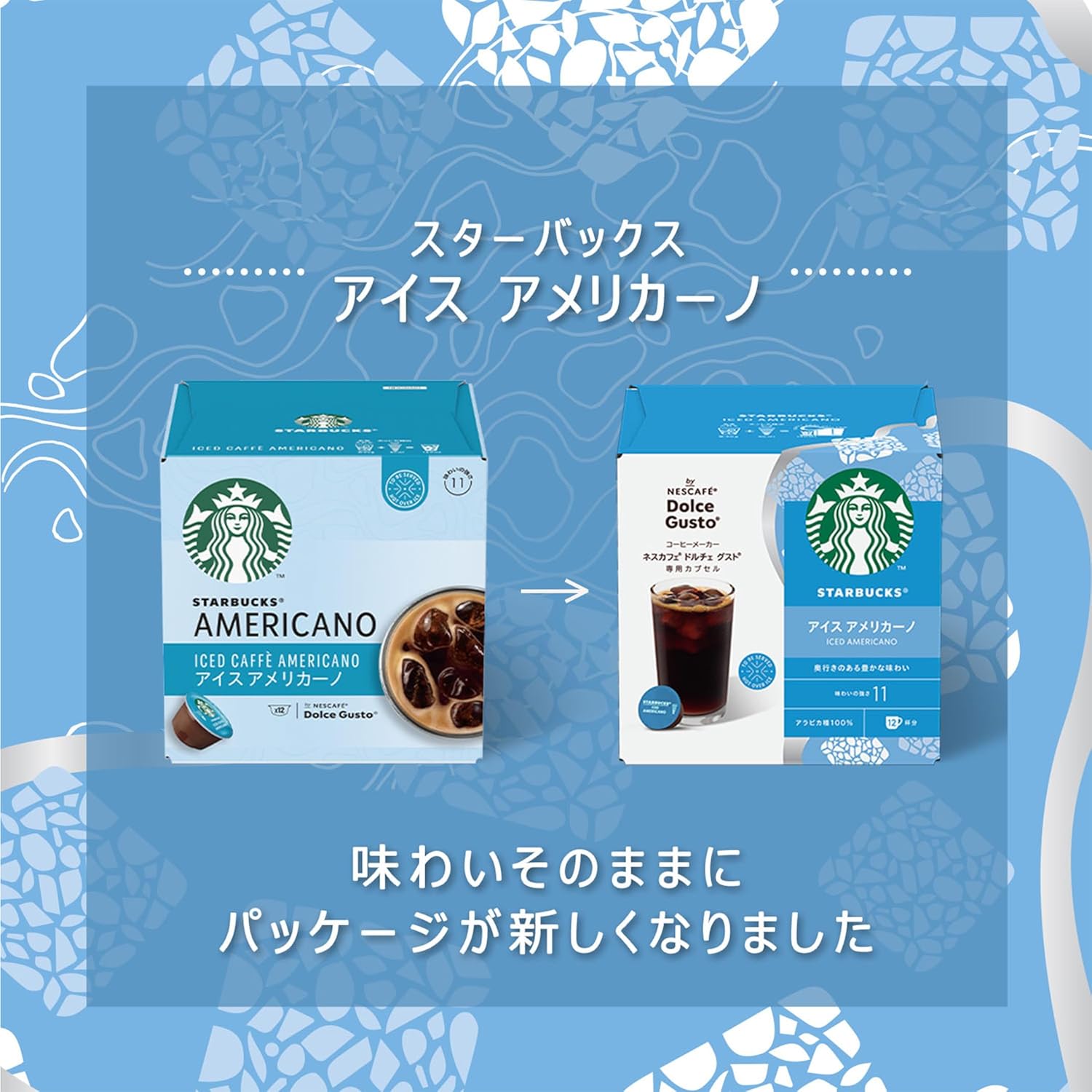 Starbucks Iced Americano Nescafe Dolce Gusto Original Capsules 12P | Black Coffee Pods | Not Neo Compatible