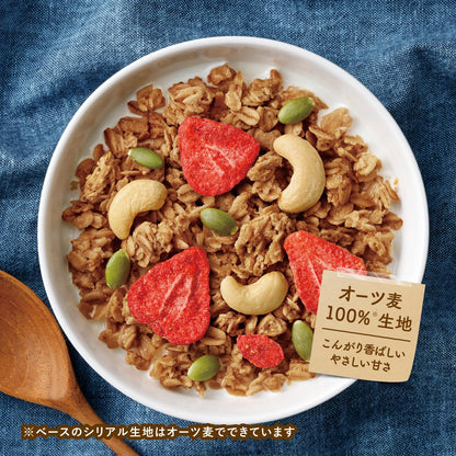 Nissin Cisco Gran Meal with Strawberry &amp; Cashew Nuts, 10.6 oz (300 g) × 8 Bags